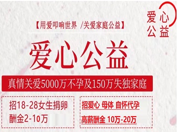 松滋捐卵助孕生子 爱心志愿者招募